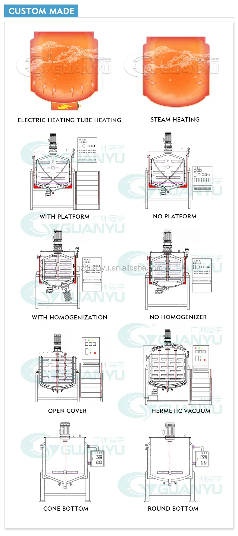 vacuum cream mixer