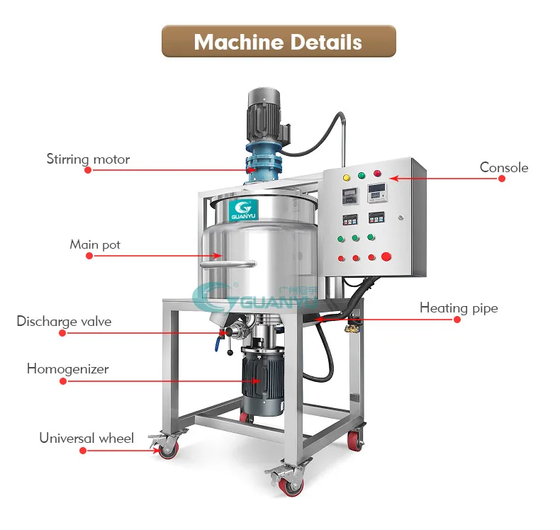 vacuum cream mixer