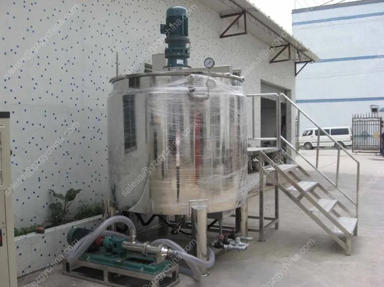 CE approved jacket kettle with agitator equipment used for ointments